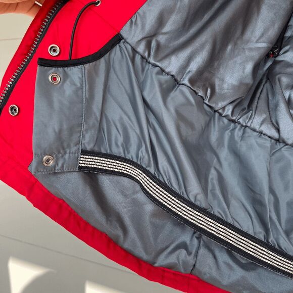 VTG 90s Marker Red Ski Patrol Jacket L/XL Olympic Model Thermolite Aqua Guard - Picture 6 of 12